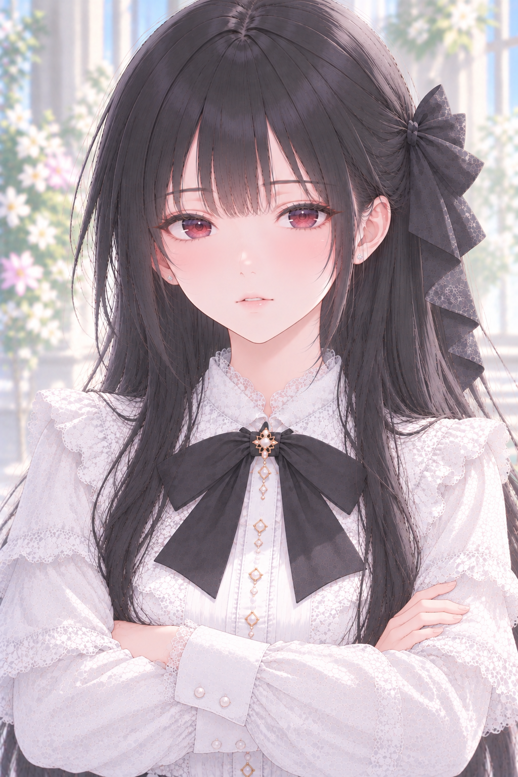 腕組みのポーズ